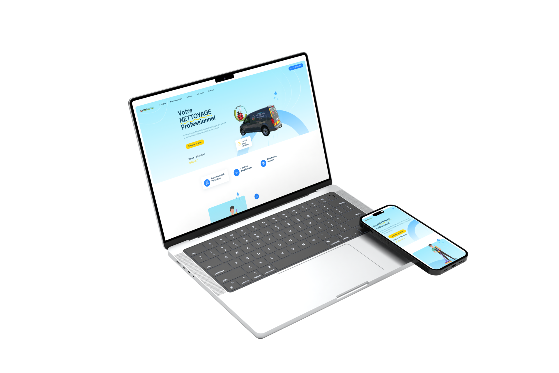 Site internet one page